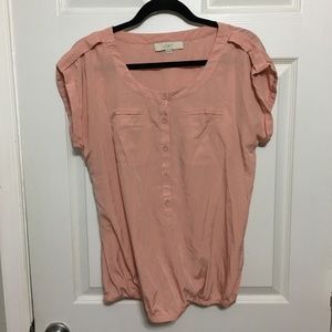 Loft sheer top